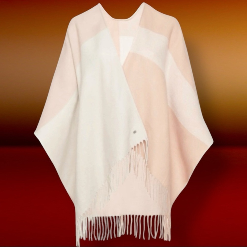 NWT Soia & Kyo ‘Miku Scarfigan’ in Pink & Cream Colorblock OS